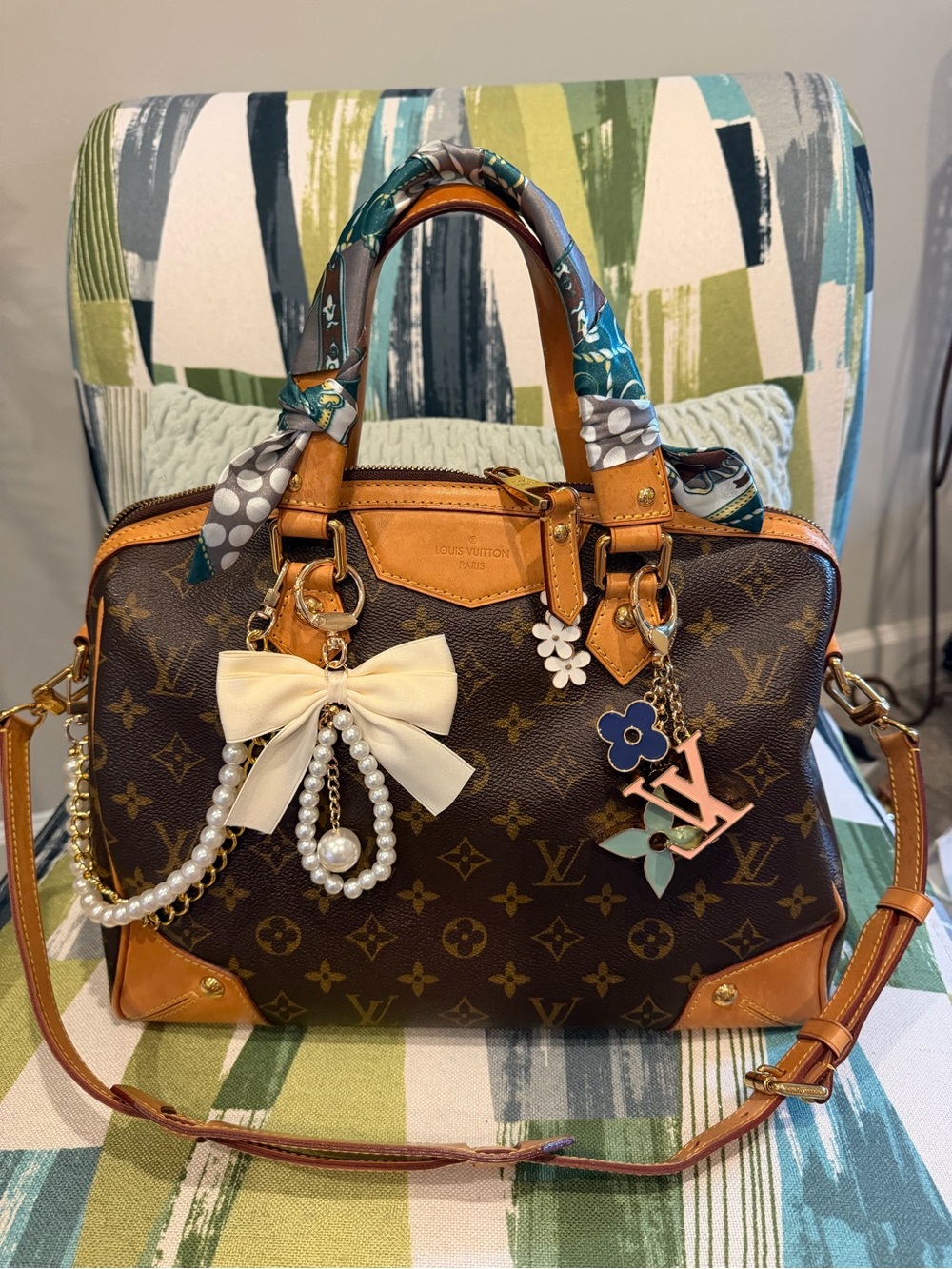 Louis Vuitton Retiro Monogram Canvas Top-Handle/Shoulder Satchel - Picture 17 of 17